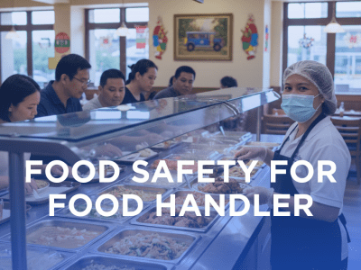 Food Service Attendant serving food