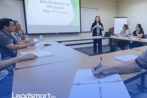 Face to face training for food safety in Philippines